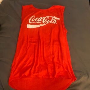 Coco cola sleeveless t shirt